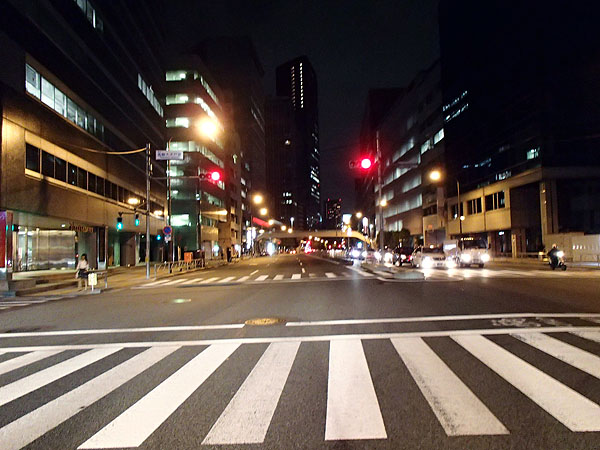 国道１５号線　田町駅付近